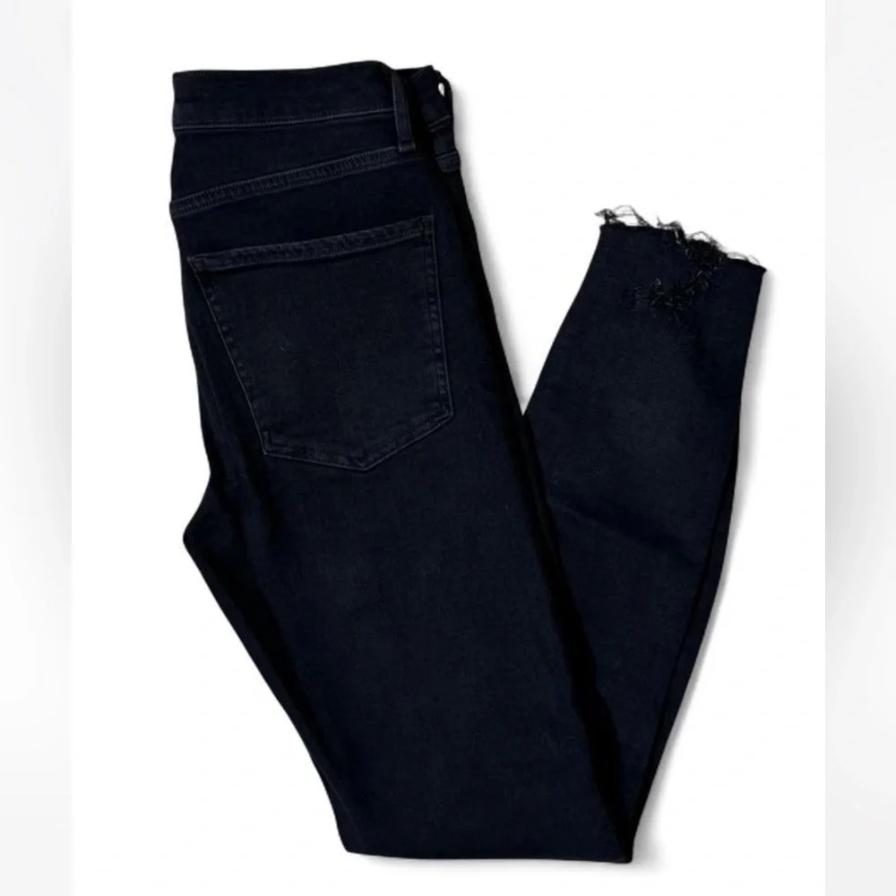 AGOLDE Sophie Crop High Rise‎ Black Denim Jeans Size 29